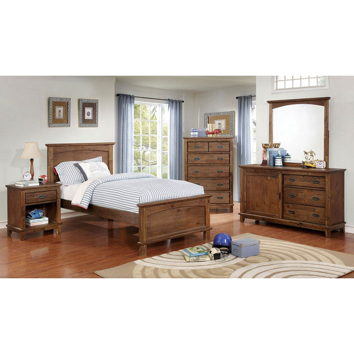 Colin Dark Oak 4 Pc. Twin Bedroom Set