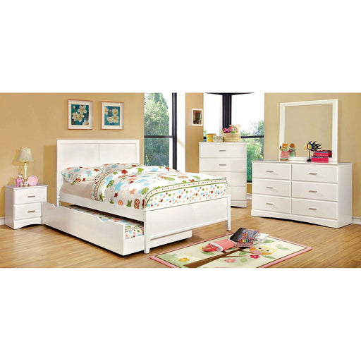 PRISMO White 4 Pc. Full Bedroom Set image