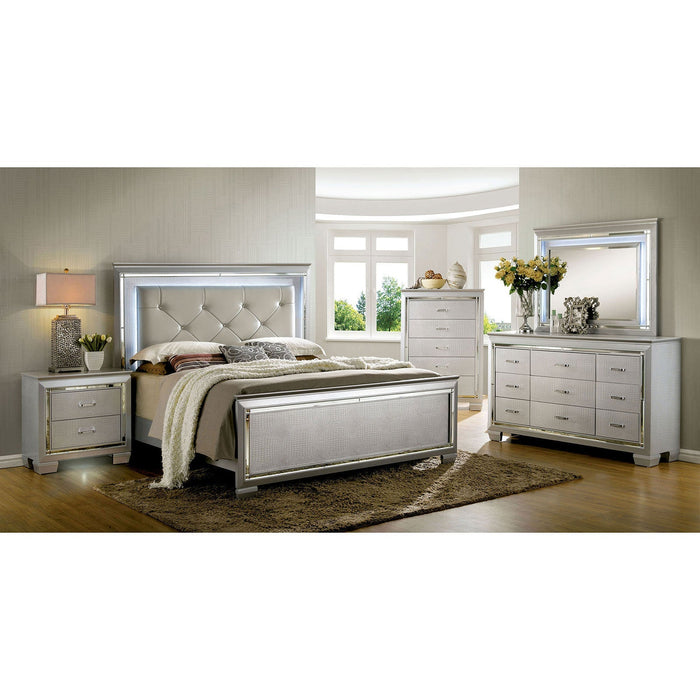 BELLANOVA Silver 4 Pc. Queen Bedroom Set image