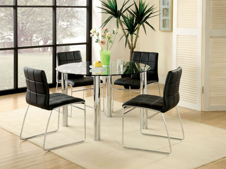 Kona I Chrome Round Dining Table image