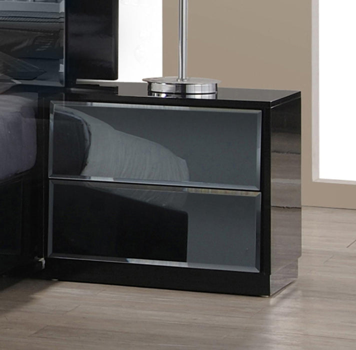 VENICE Contemporary 2 Drawer Nightstand