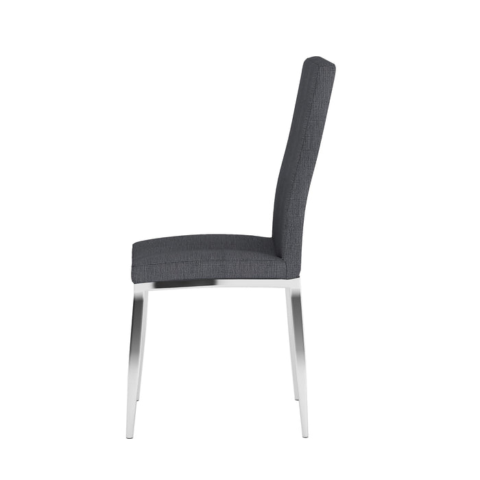 ABIGAIL Modern Curved-Back Upholstered Side Chair