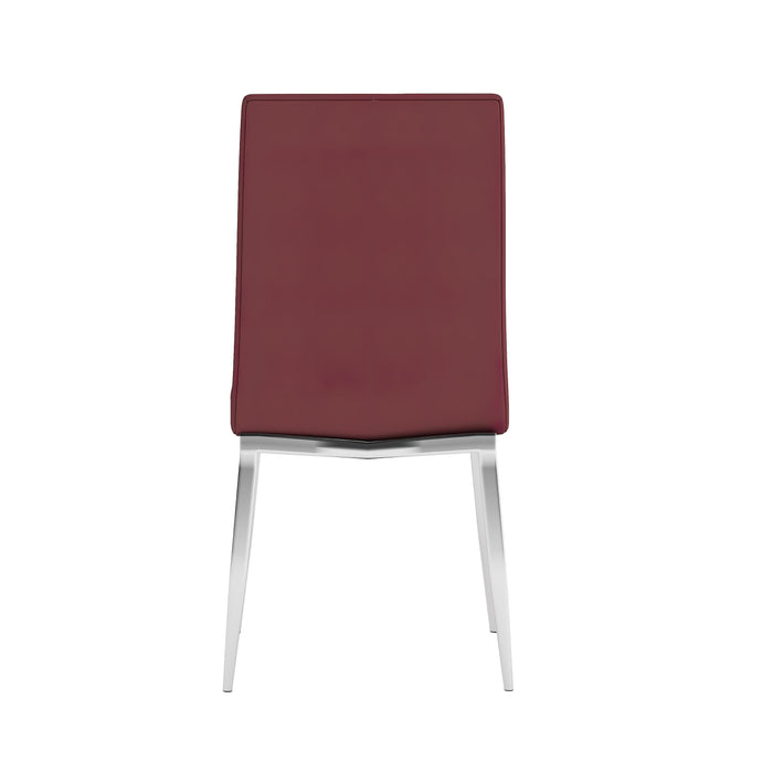 ABIGAIL Modern Curved-Back Upholstered Side Chair