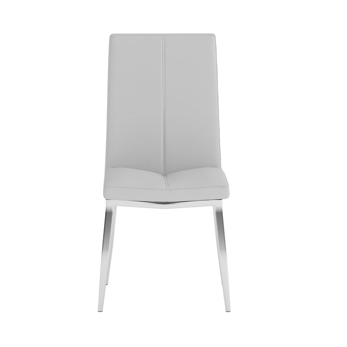 ABIGAIL Modern Curved-Back Upholstered Side Chair