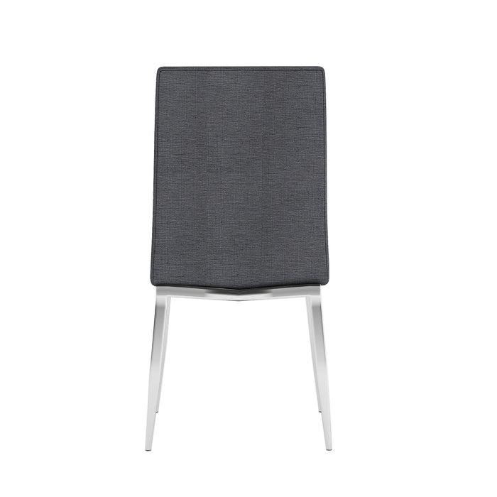 ABIGAIL Modern Curved-Back Upholstered Side Chair