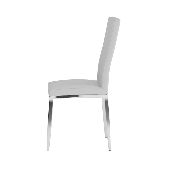 ABIGAIL Modern Curved-Back Upholstered Side Chair