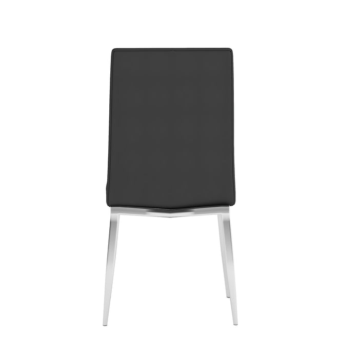 ABIGAIL Modern Curved-Back Upholstered Side Chair