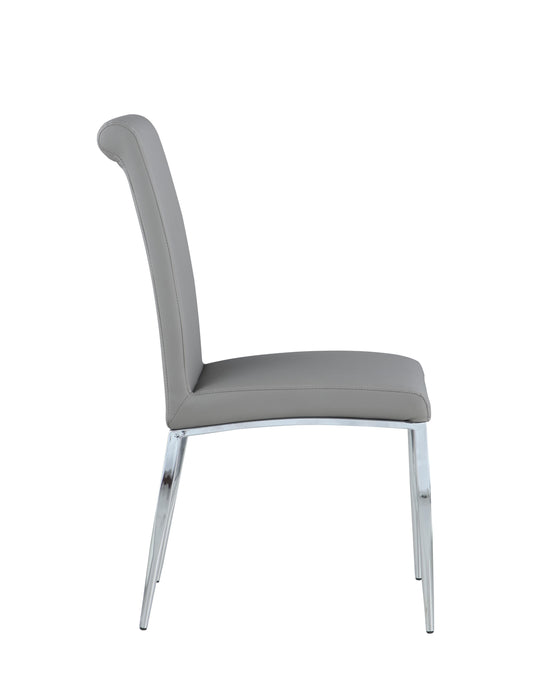 ALEXIS Contemporary Upholstered Cantilever Side Chair