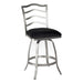 0734 26" Memory Return Swivel Counter Stool-YULISSA HOME FURNISHINGS LLC