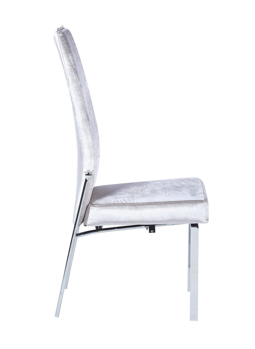 ANABEL-SC Contemporary Motion Back Side Chair w/ Chrome Frame