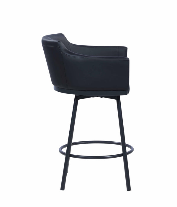 DEMI Modern Club Counter Stool w/ Memory Swivel