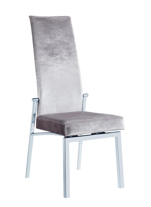 ANABEL-SC Contemporary Motion Back Side Chair w/ Chrome Frame