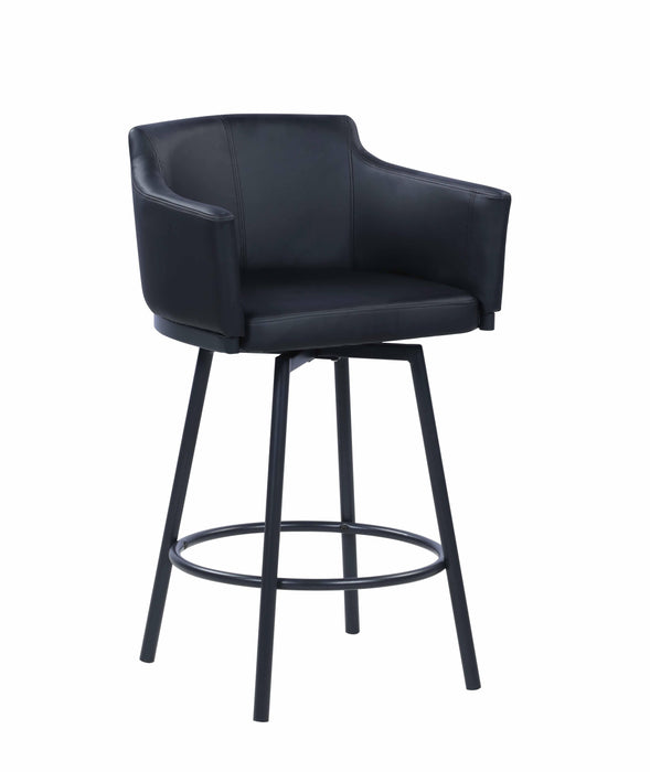 DEMI Modern Club Counter Stool w/ Memory Swivel