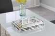 1008-TR Rectangular Stainless Steel Mirrored Nesting Trays image