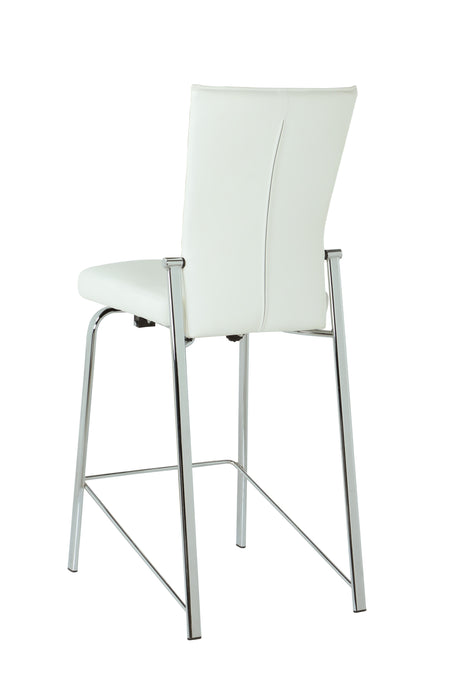 MOLLY Contemporary Motion Back Counter Stool w/ Chrome Frame