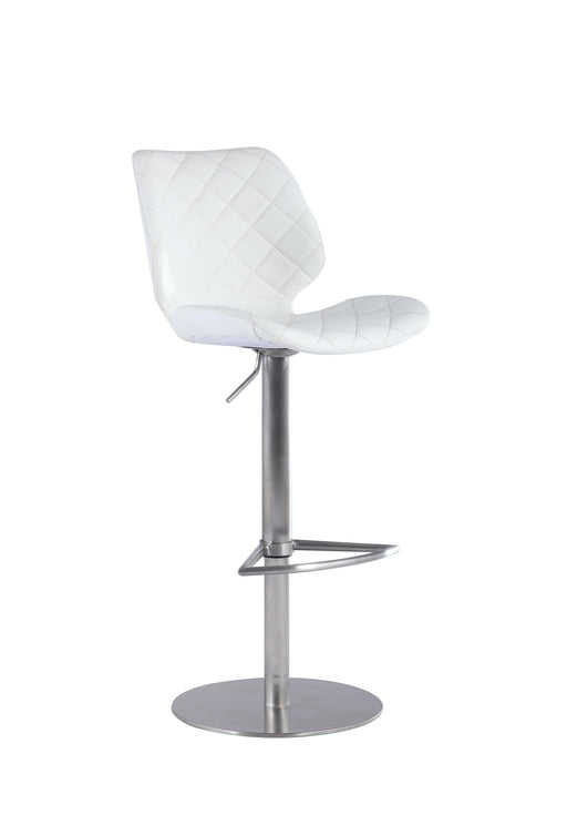 0892 Modern Pneumatic-Adjustable Stool w/ Diamond Stitched Seat image