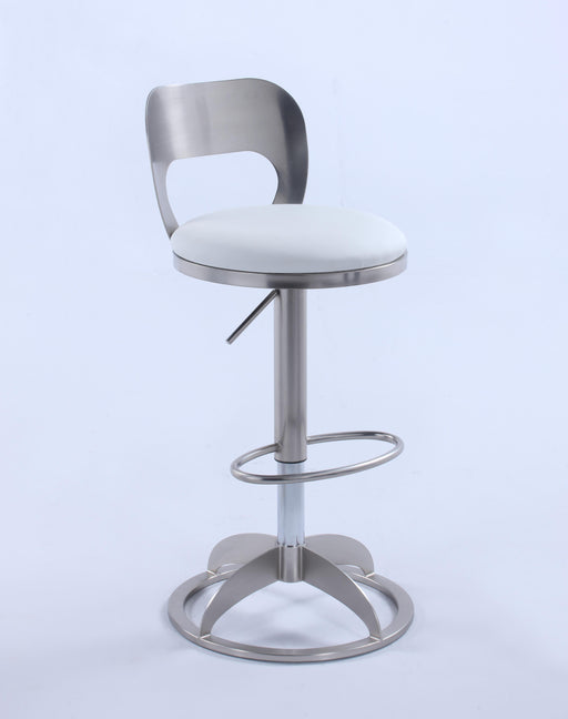 0408 Oval Metal-Back Adjustable Height Stool-YULISSA HOME FURNISHINGS LLC