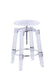 4038-AS Contemporary Rotation-Adjustable Acrylic Stool image