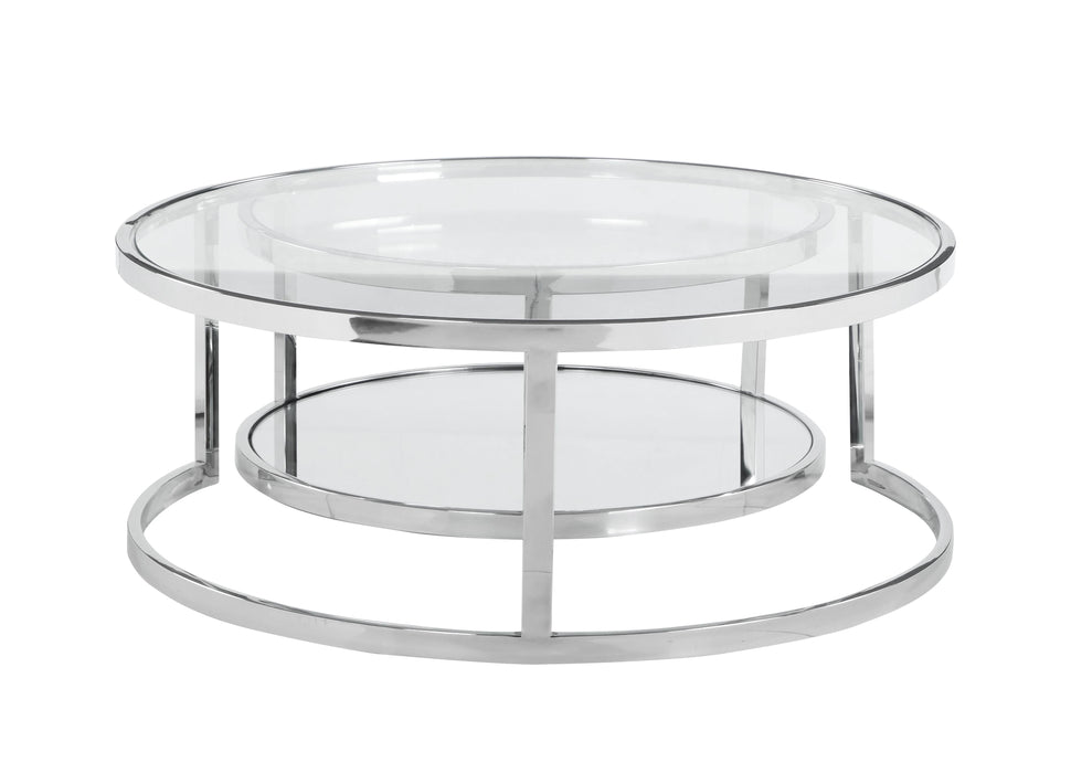 5509 Contemporary 2-In-1 Nesting Cocktail Table Set