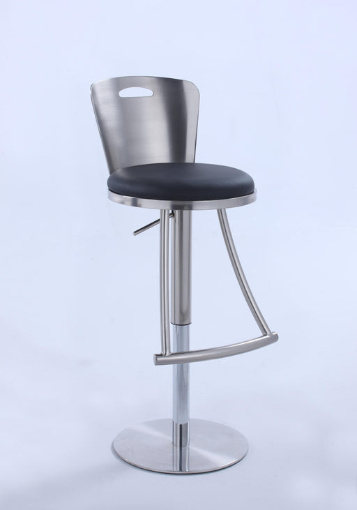 0406 Metal-Back Adjustable Height Stool-YULISSA HOME FURNISHINGS LLC