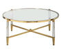 DENALI Round Tempered Glass Cocktail Table image