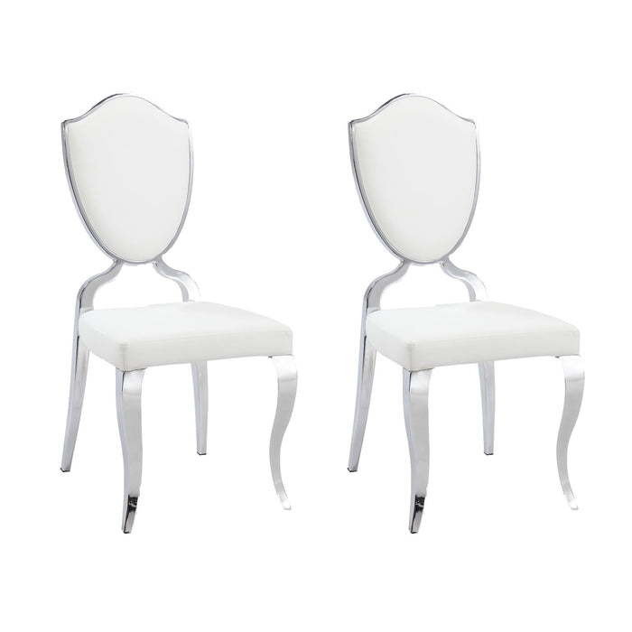 LETTY Shield-Back Side Chair with Cabriole Legs