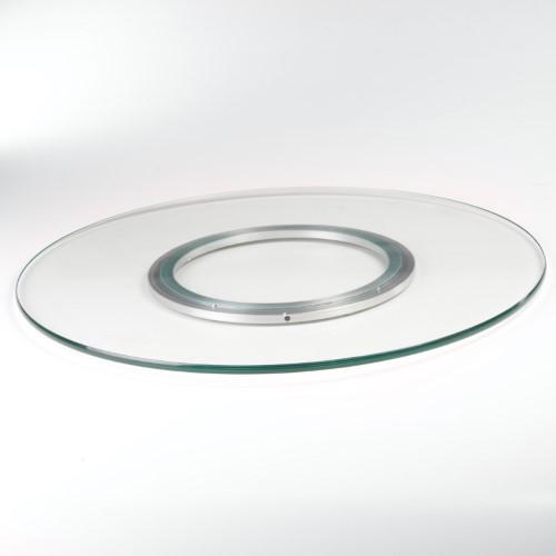 LAZY SUSAN 24� Round Clear Glass Lazy Susan image