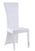 SIENA Contemporary High-Back Side Chair w/ Acrylic Legs image