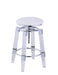 4038-AS Contemporary Rotation-Adjustable Stool w/ Upholstered Seat image