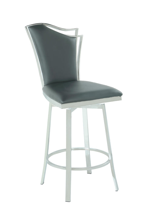 NADIA Contemporary Swivel Counter Stool w/ Design Back