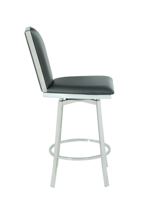 NADIA Contemporary Swivel Counter Stool w/ Design Back