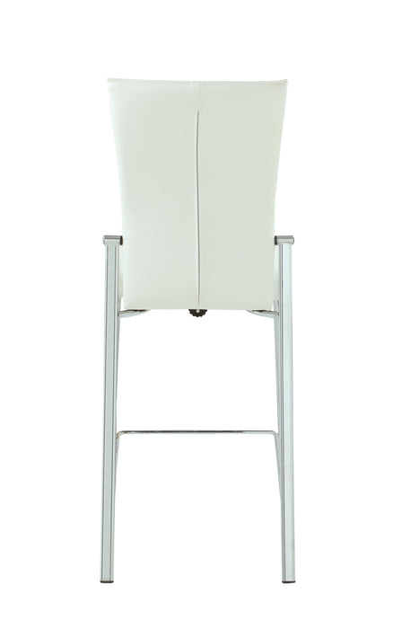 MOLLY Contemporary Motion Back Counter Stool w/ Chrome Frame