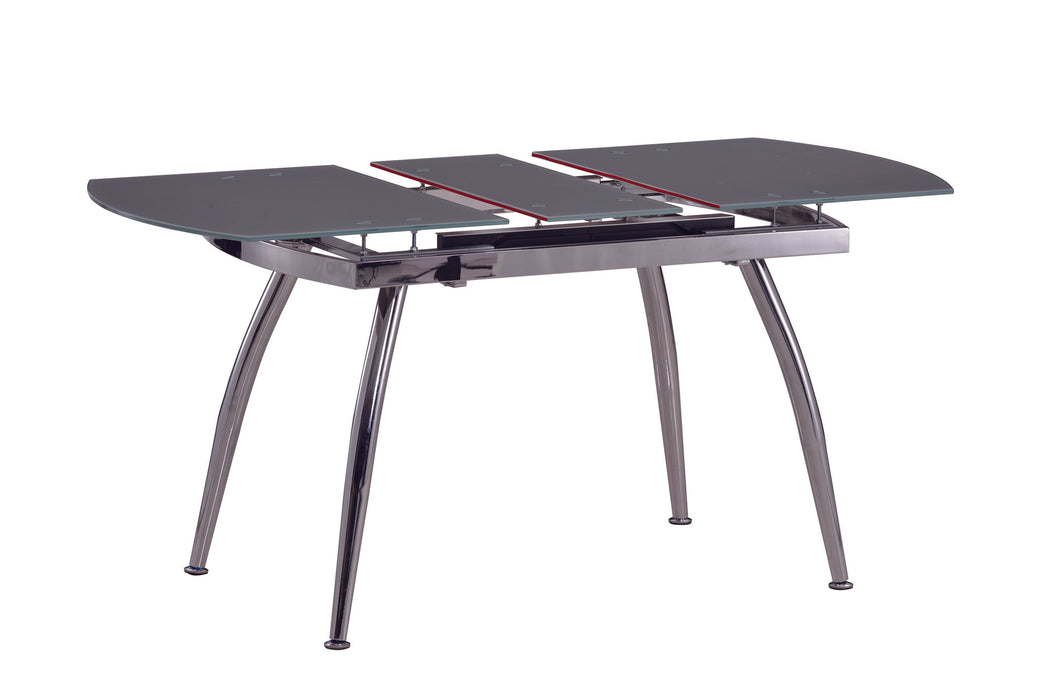 LUNA Contemporary Extendable Glass Dining Table