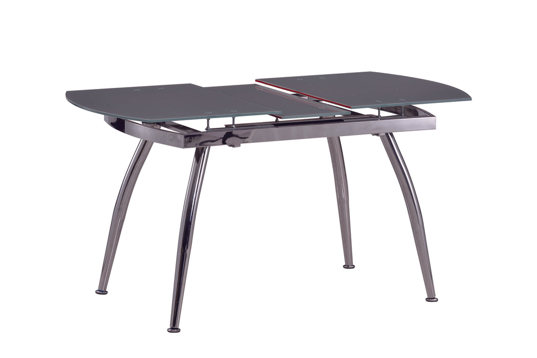 LUNA Contemporary Extendable Glass Dining Table