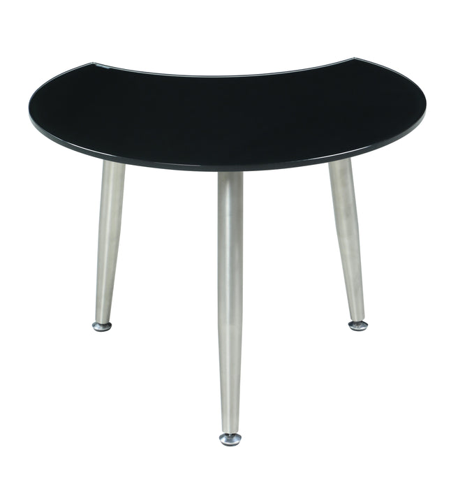 8072-OCC Contemporary Shaped-Top Glass Cocktail Table