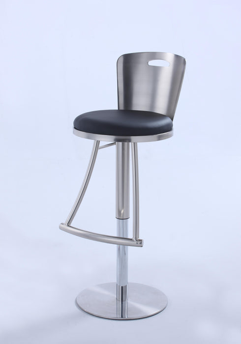 0406 Metal-Back Adjustable Height Stool-YULISSA HOME FURNISHINGS LLC