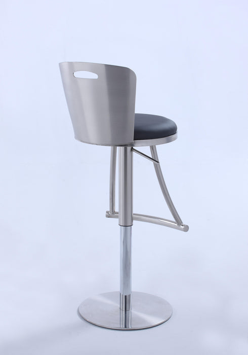 0406 Metal-Back Adjustable Height Stool-YULISSA HOME FURNISHINGS LLC