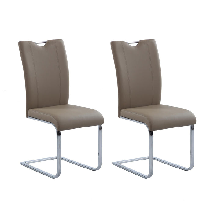 MELISSA Contemporary Handle-Back Cantilever Side Chair