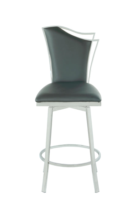 NADIA Contemporary Swivel Counter Stool w/ Design Back