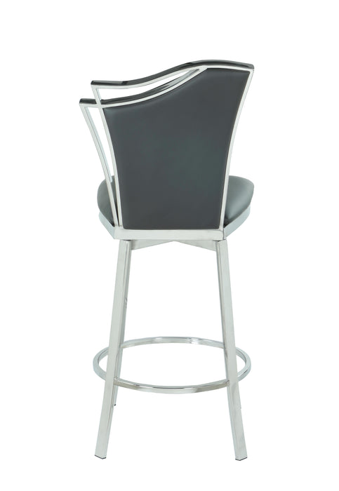 NADIA Contemporary Swivel Counter Stool w/ Design Back