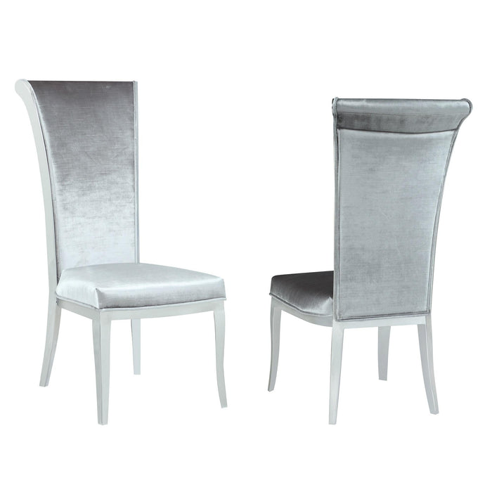 JOY Contemporary Tall Roll Back Side Chair