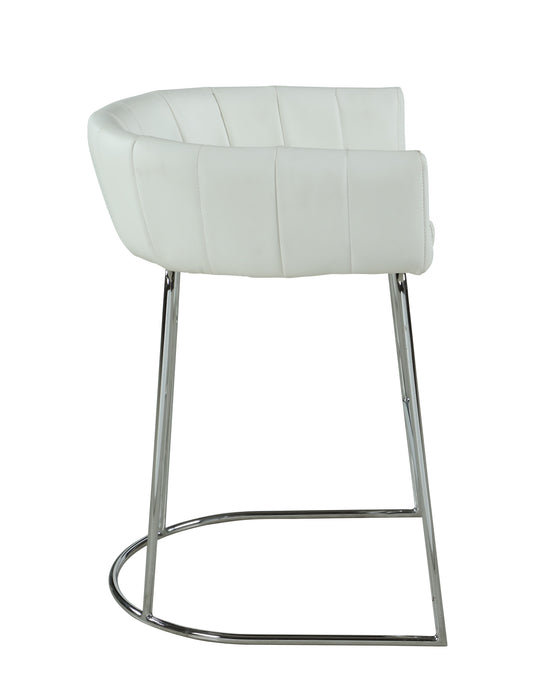 DENISE Contemporary Channel Back Counter Stool