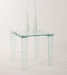 VERA Contemporary All-Glass Square Lamp Table image