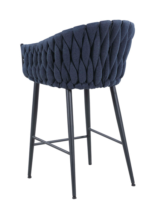 DINA Modern Bar Stool w/ Weave Back