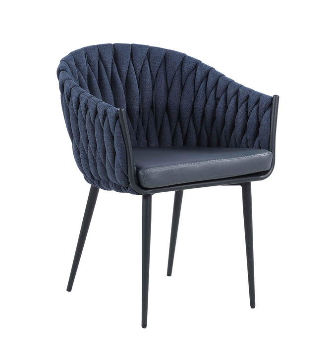 DINA Modern Arm Chair w/ Weave Back