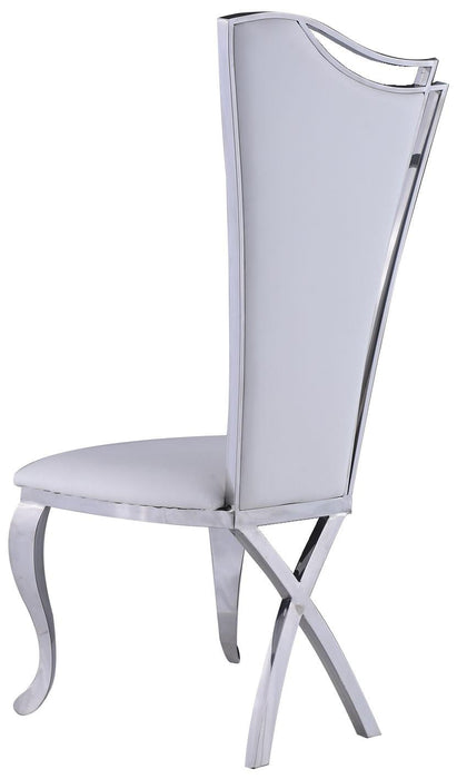 NADIA Contemporary Tall-Back Upholstered Side Chair