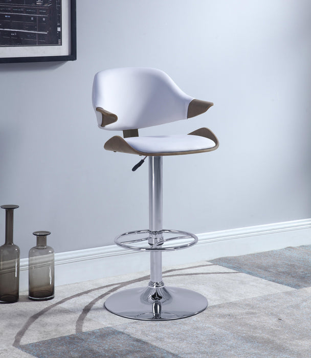 1320 Curved Back Pneumatic-Adjustable Stool