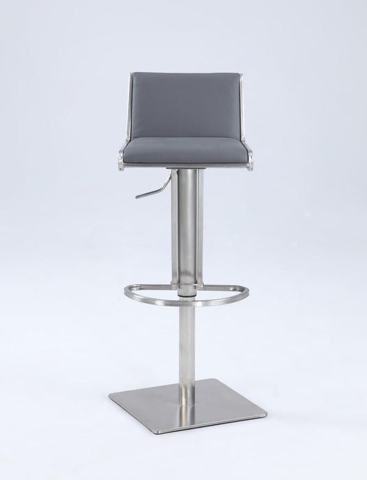 0896 Slanted Backrest Contemporary Pneumatic-Adjustable Stool