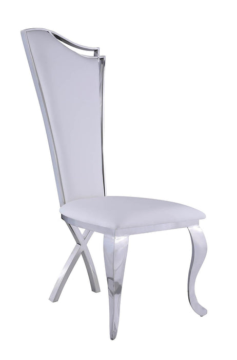 NADIA Contemporary Tall-Back Upholstered Side Chair