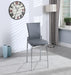 MOLLY Contemporary Motion Back Bar Stool w/ Chrome Frame image